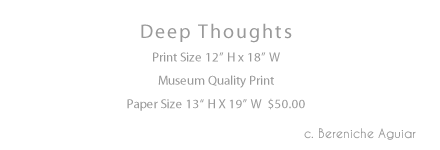Deep Thoughts Print
